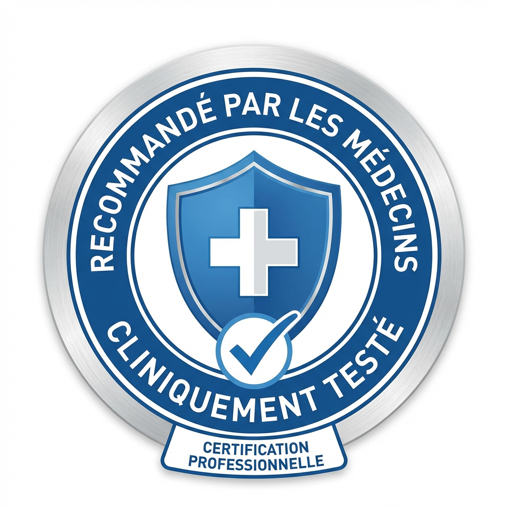 Recommandé par les médecins - Badge de confiance