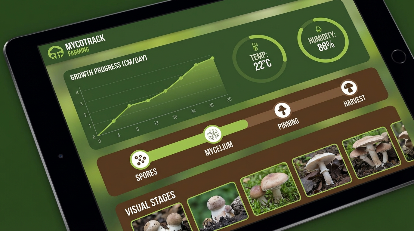 ShroomTrack application interface
