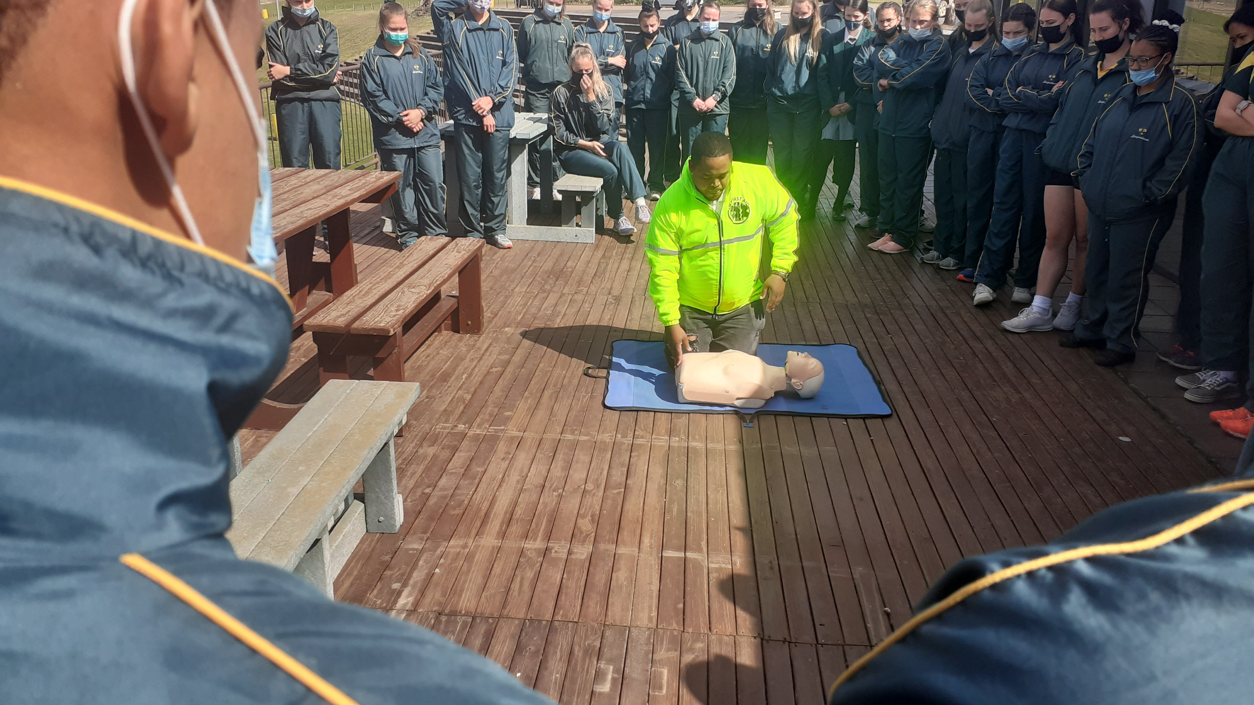 Professional First Aid Training Session