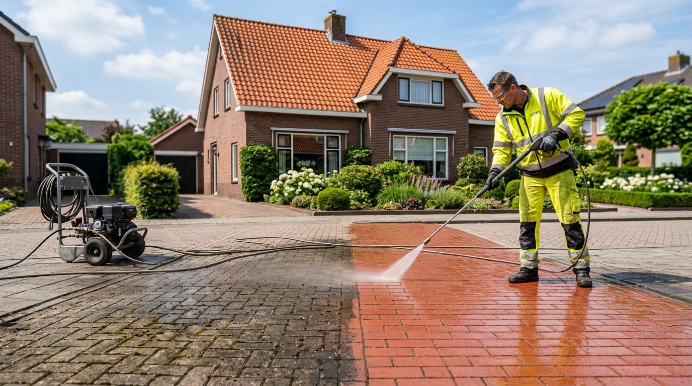 Professional pressure washing