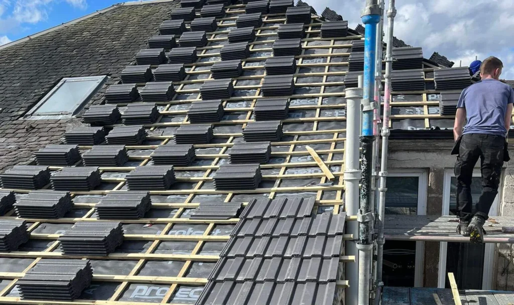 New residential roof