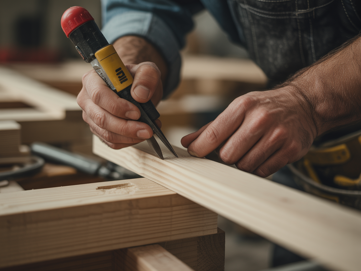 Quality craftsmanship close-up