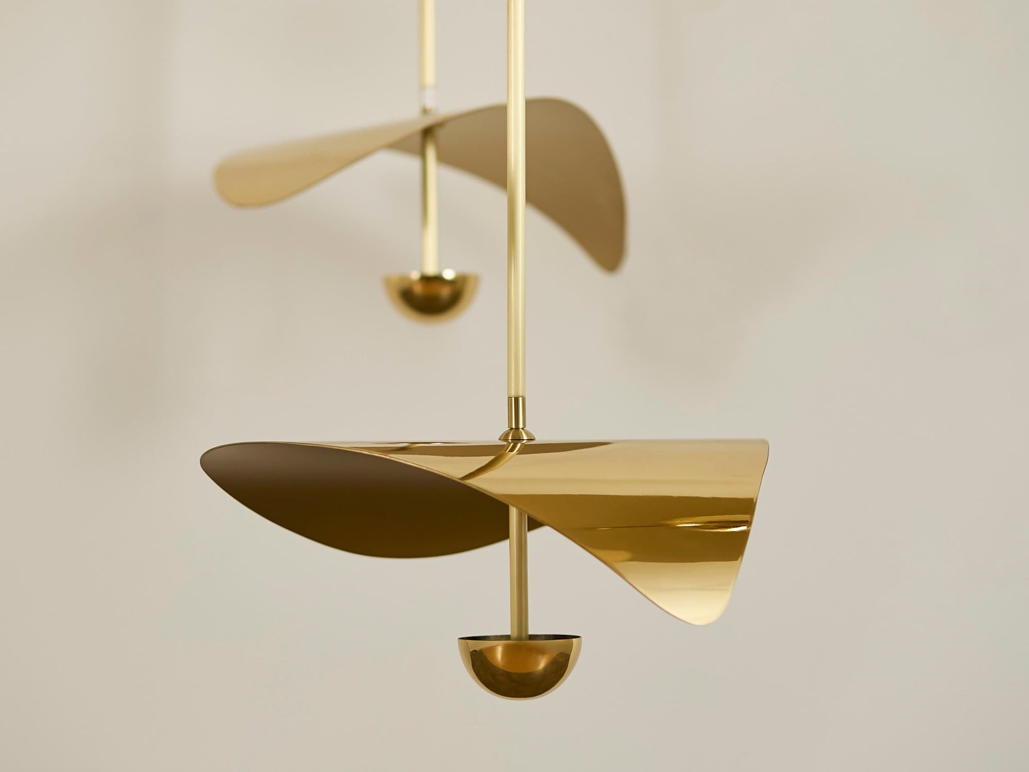 Sputnik Brass Pendant Light