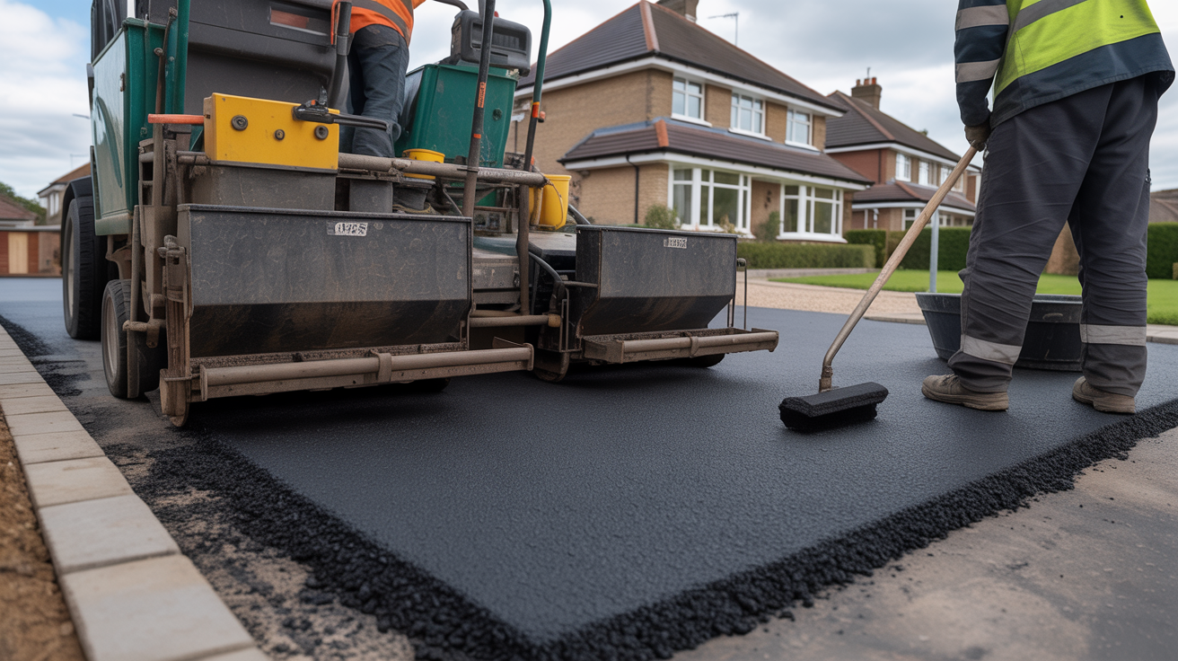 Professional tarmac installation