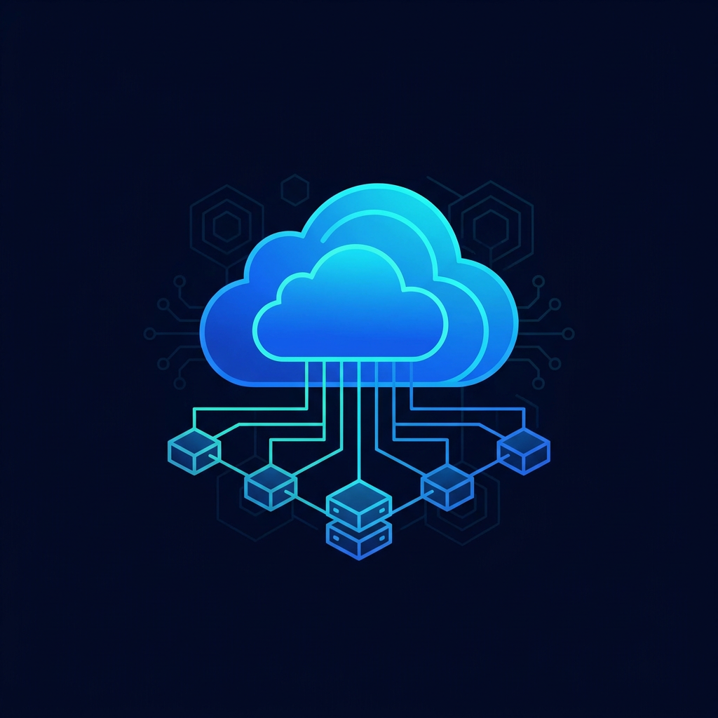 Cloud service pillar icon