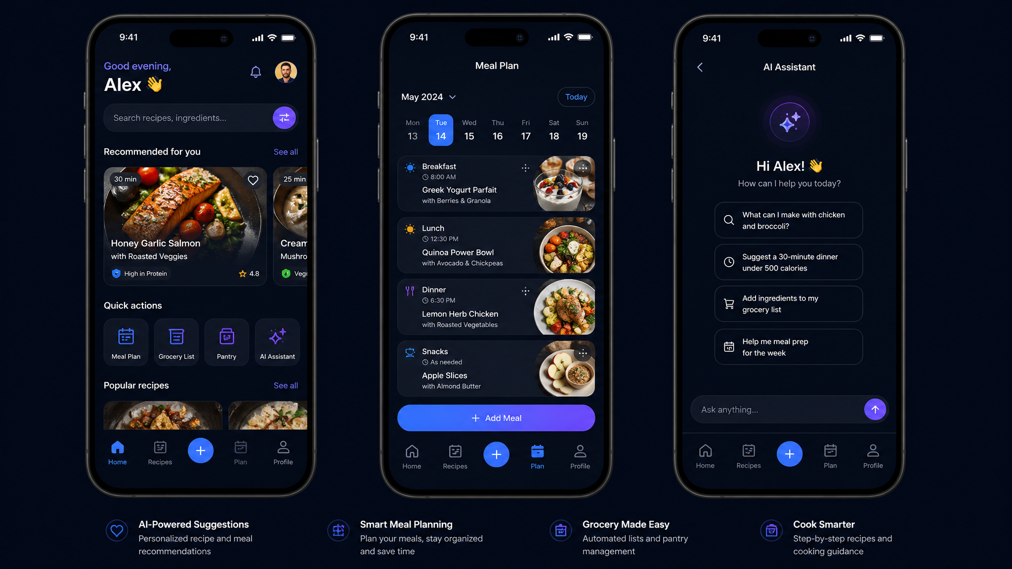 Kitchen.AI interface concept