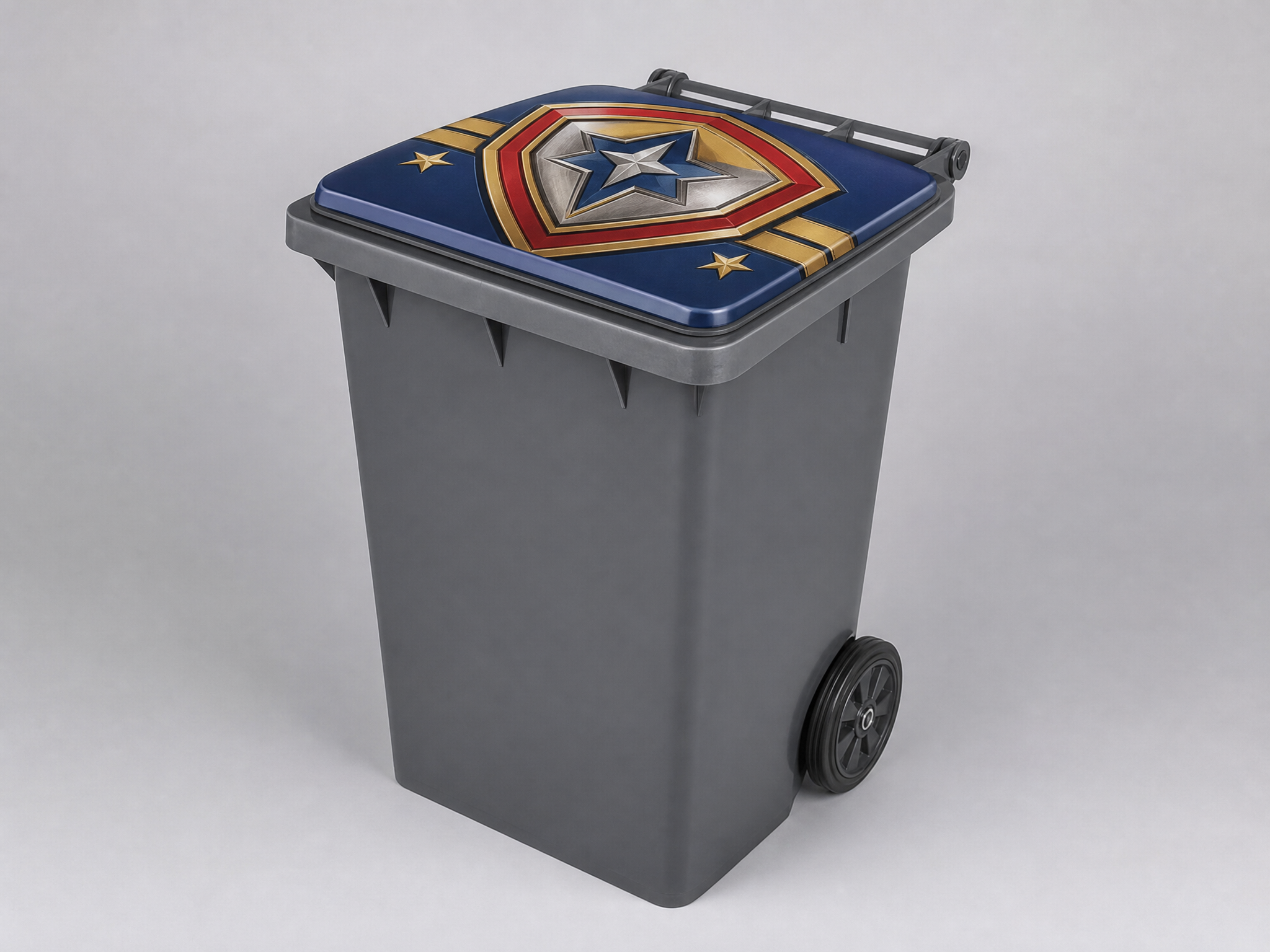 Hero Shield Emblem Lid Wrap