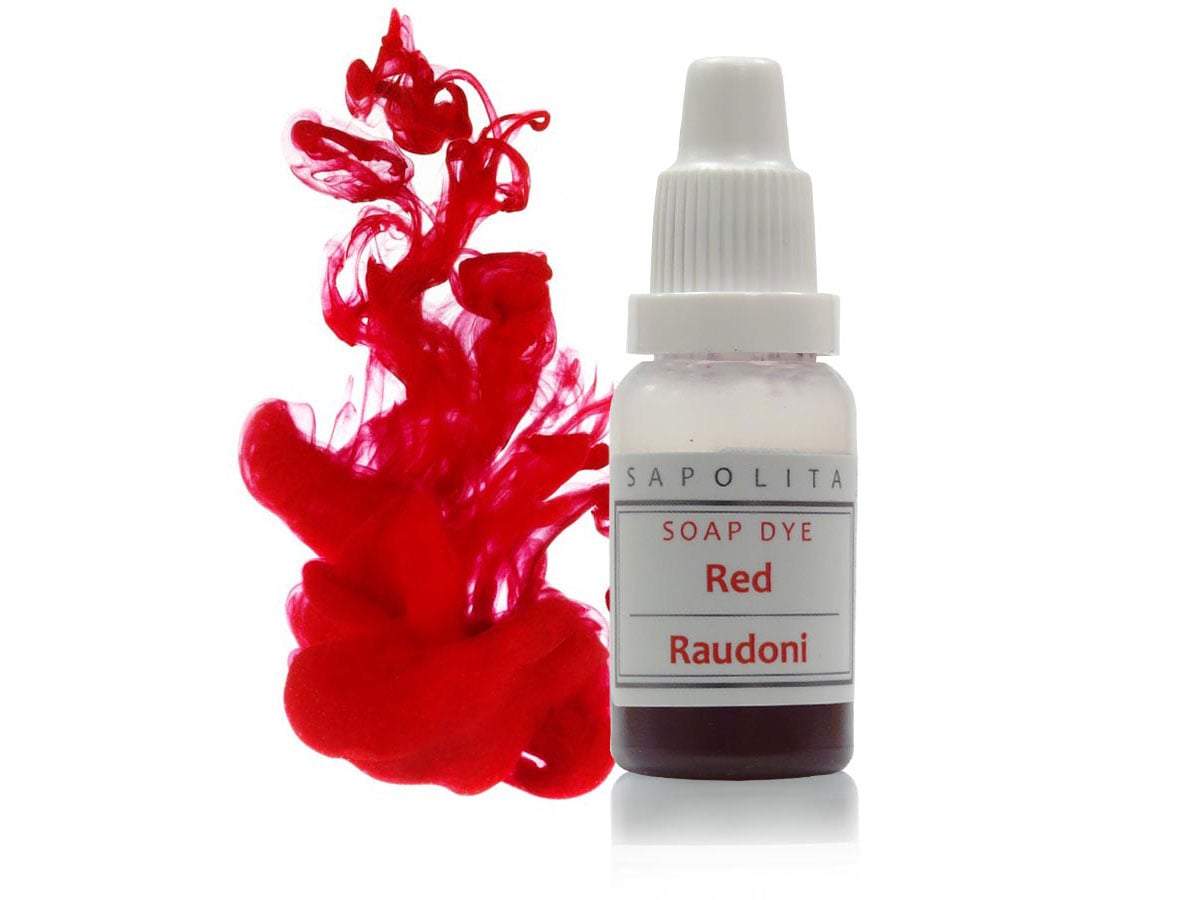Vatnsleysanlegur sápulitur Rauður 10 ml – Sapolita