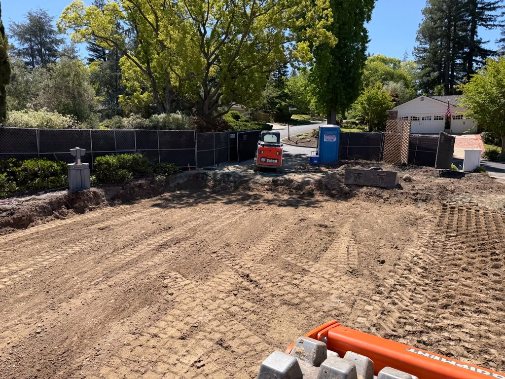 Completed Grading with Bobcat