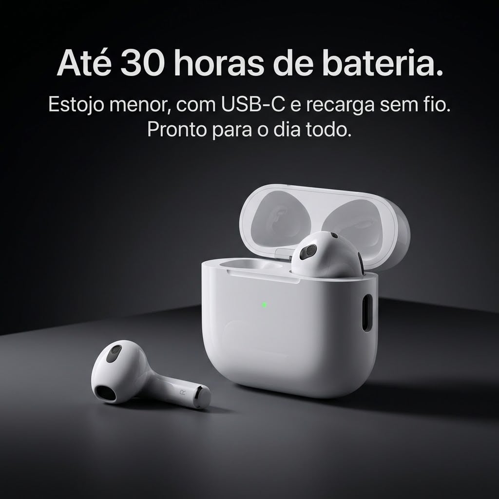 AirPods 4 com Cancelamento de Ruído — miniatura 3