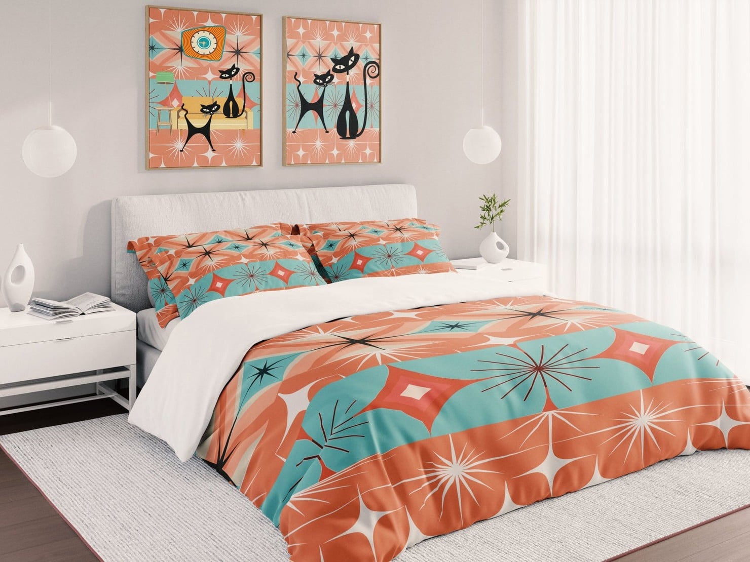 Atomic Starburst Duvet Cover Set