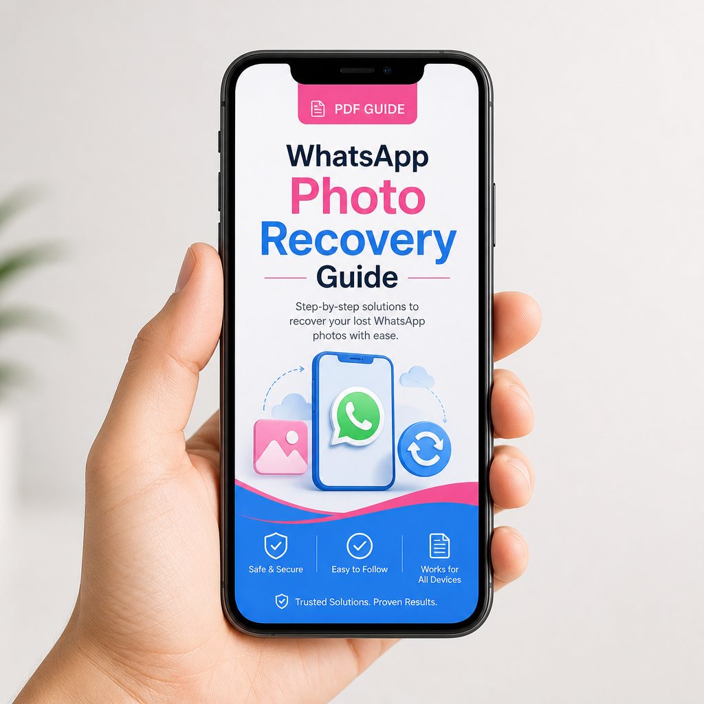 Mockup de la guía Rescata tus Recuerdos en smartphone