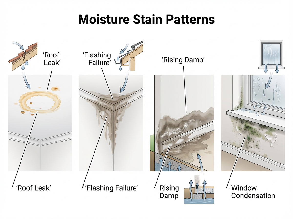 Reference: Moisture Stain Patterns