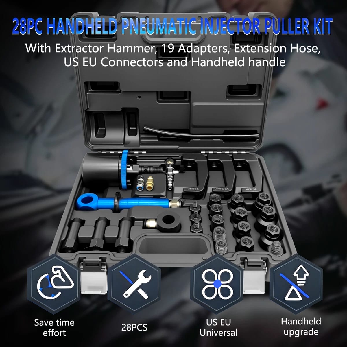 Wöhrstahl UltraTool Pneumatic Injector Puller Kit