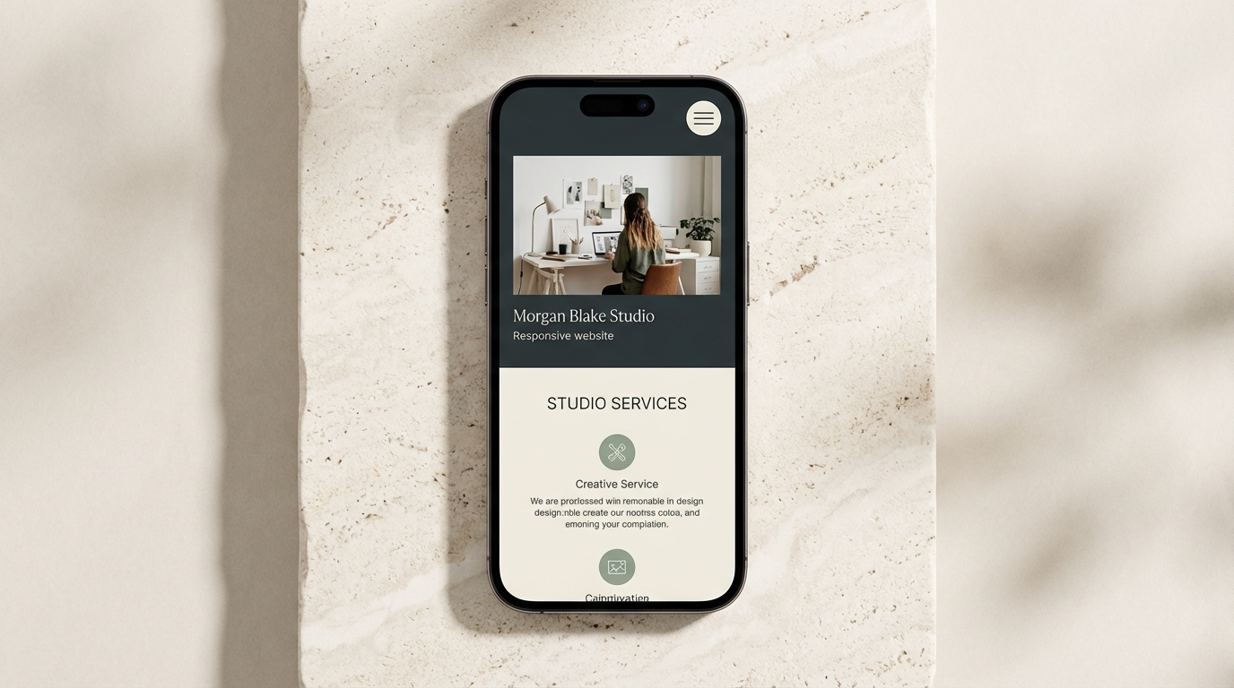 Morgan Blake Studio mockup 2