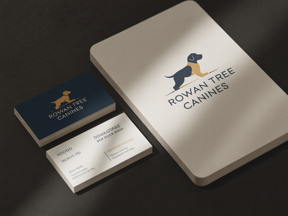 Rowan Tree Canines - brand identity project by GauldDesign