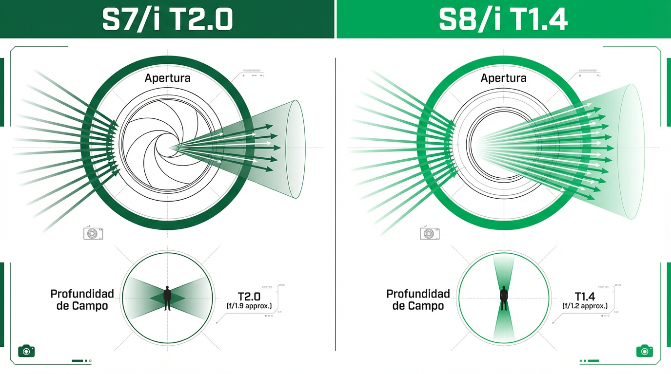 S7/i vs S8/i aperture comparison