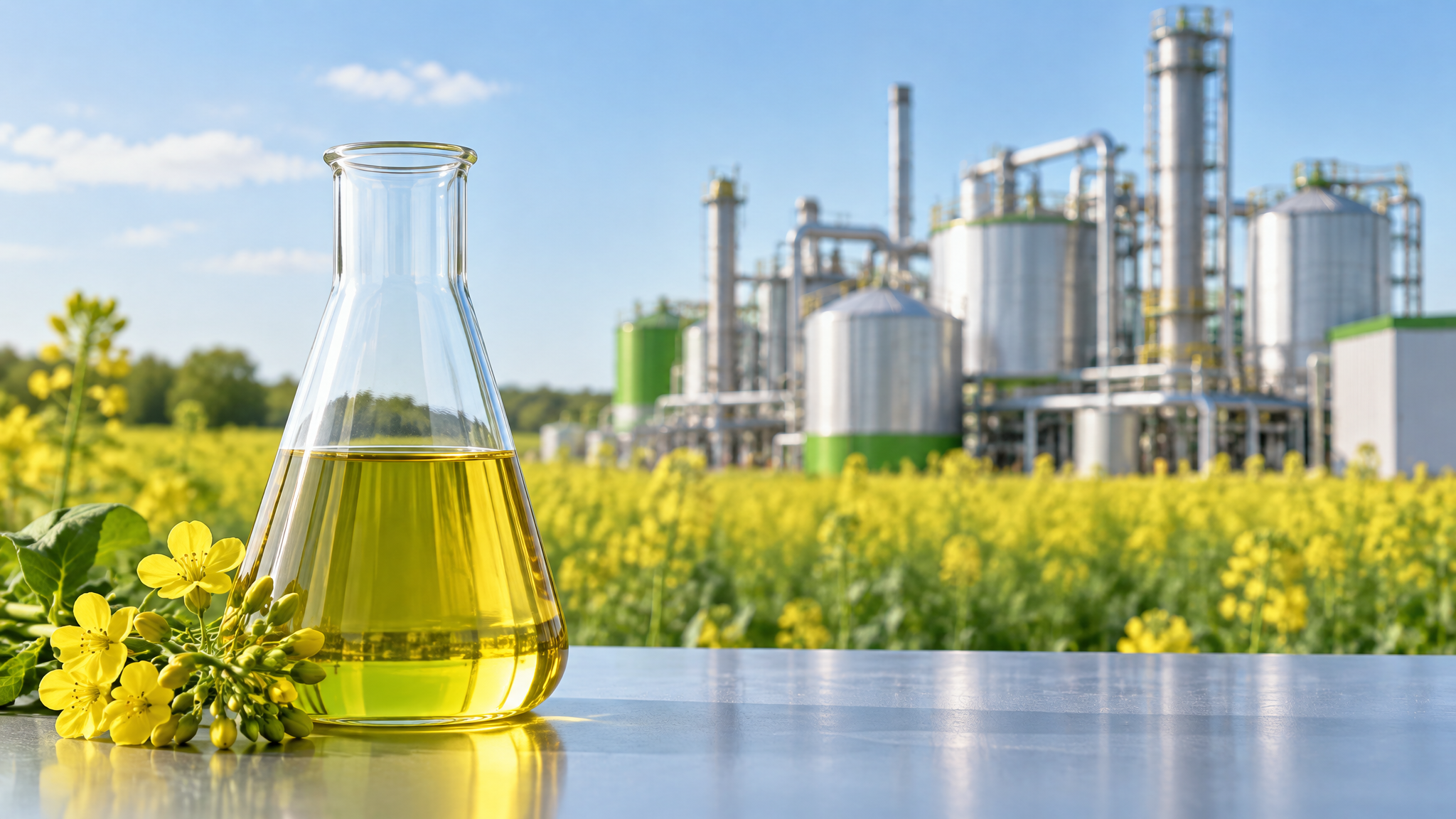 Biofuel production with golden-green biodiesel