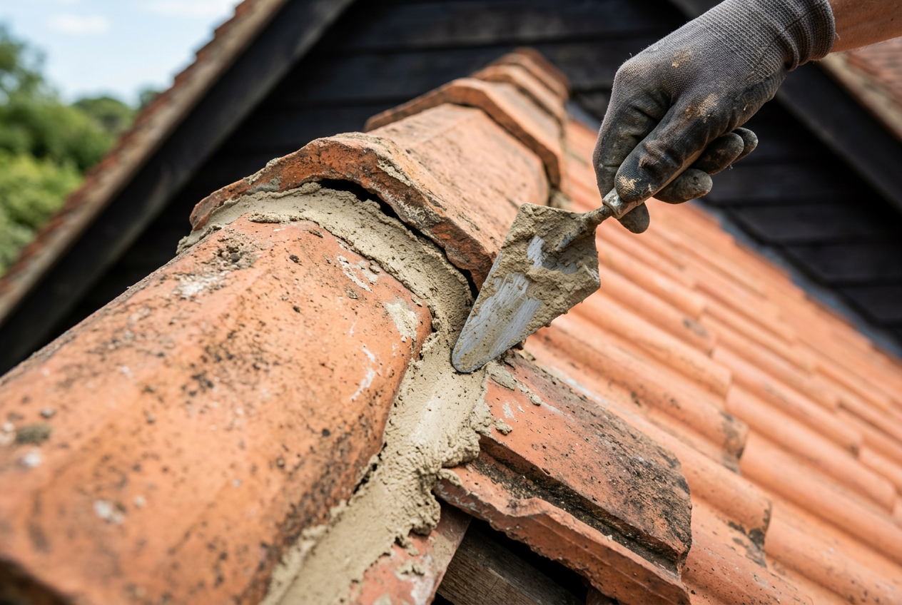 Ridge Tile Repointing