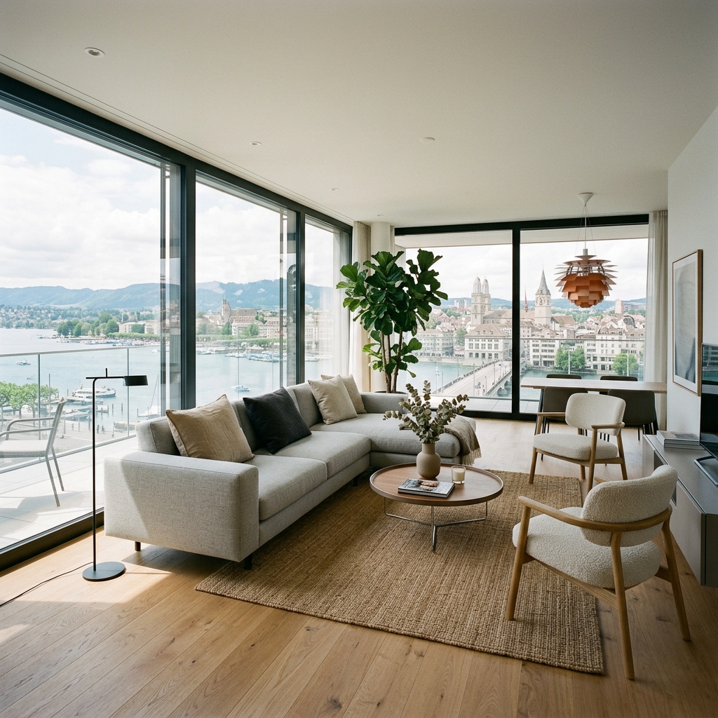 Contemporary apartment interior