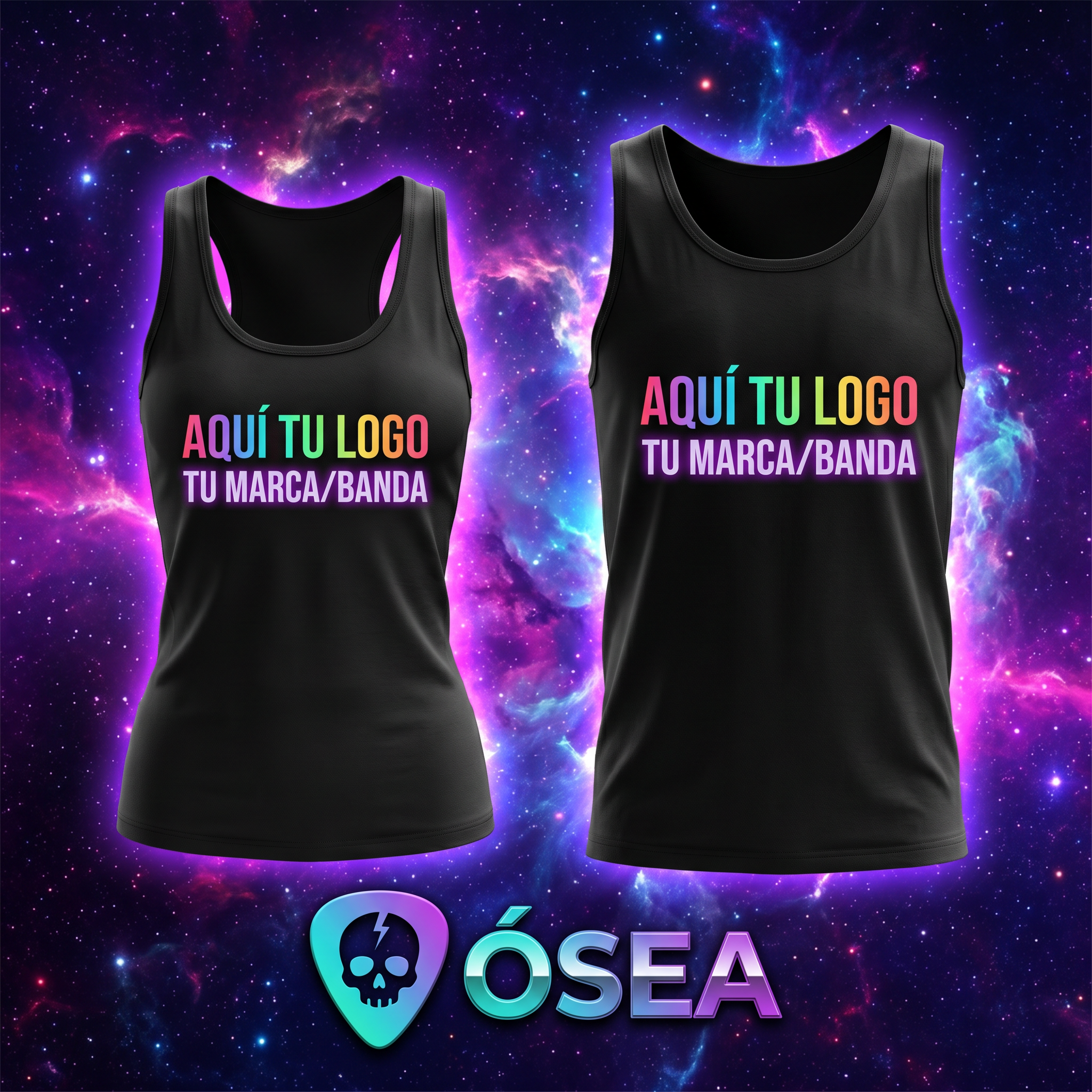 Musculosas dama y caballero ÓSEA