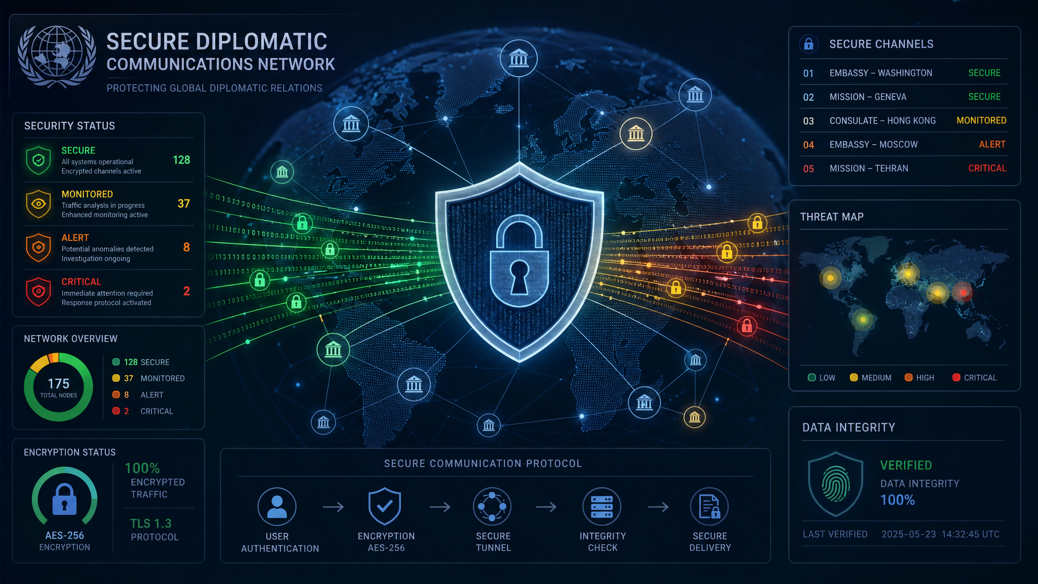 Secure diplomatic governance