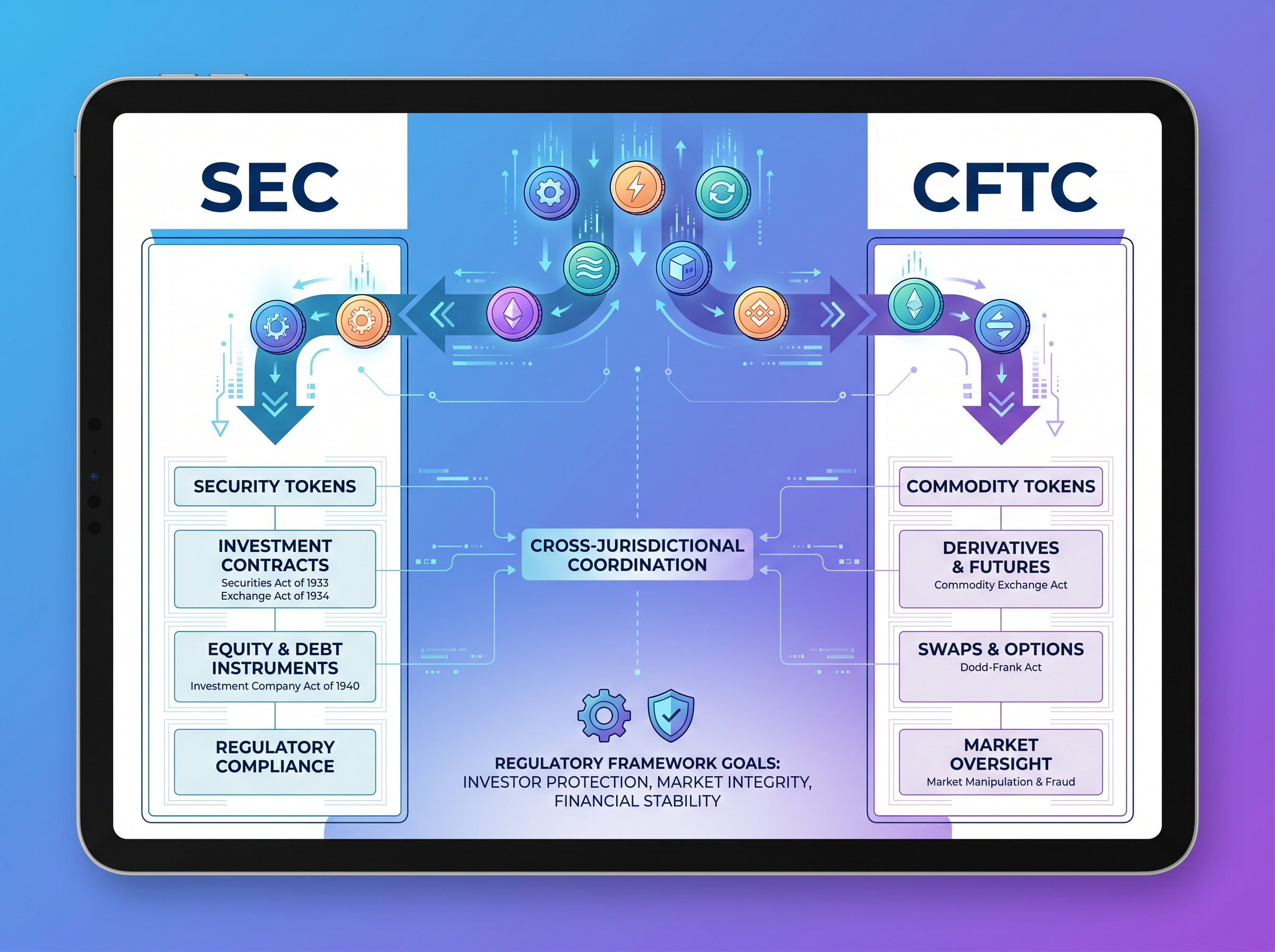 SEC vs CFTC crypto regulation oversight split under Clarity Act 2026