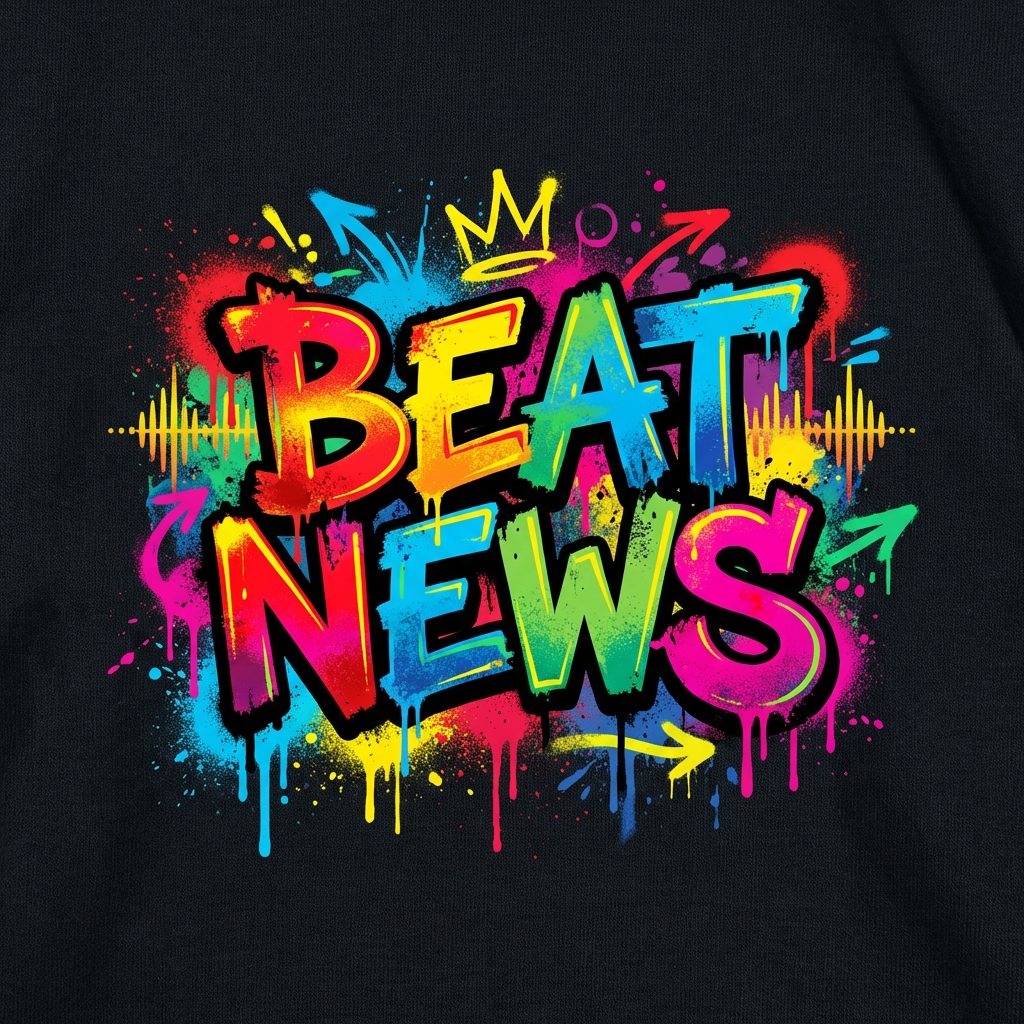 Beat News Graffiti Design