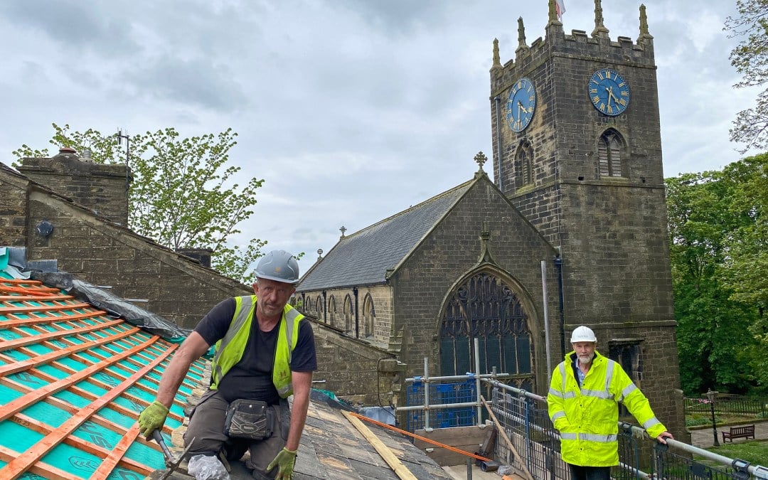 Heritage church building roof restoration