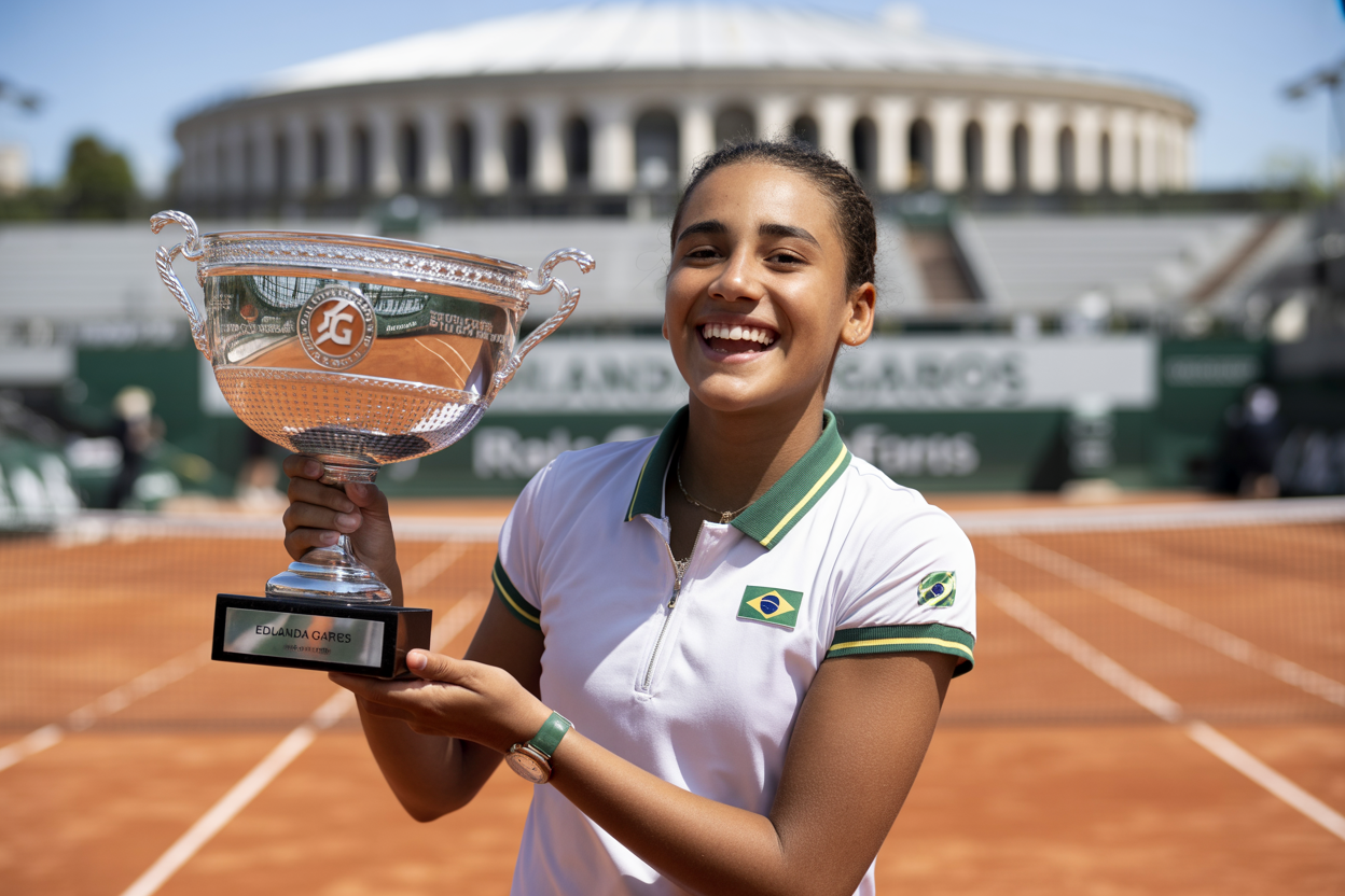Eduarda Gomes Conquista o Título de Roland Garros Júnior em 2026