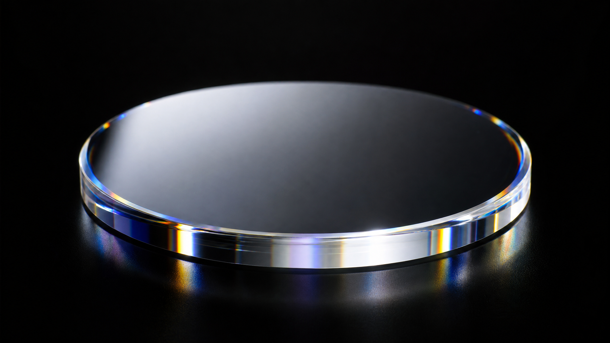 Polished CVD synthetic diamond wafer substrate