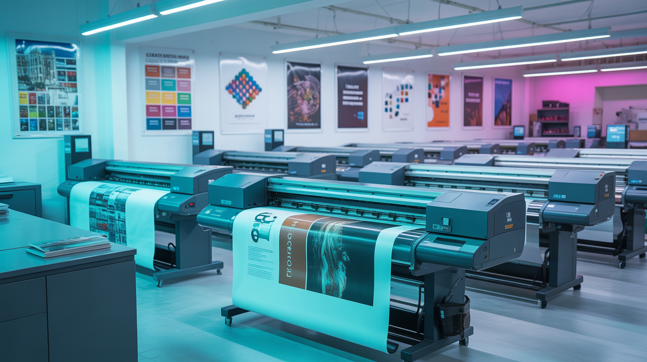 Magic Print and Copy professional print shop interior in North Vancouver