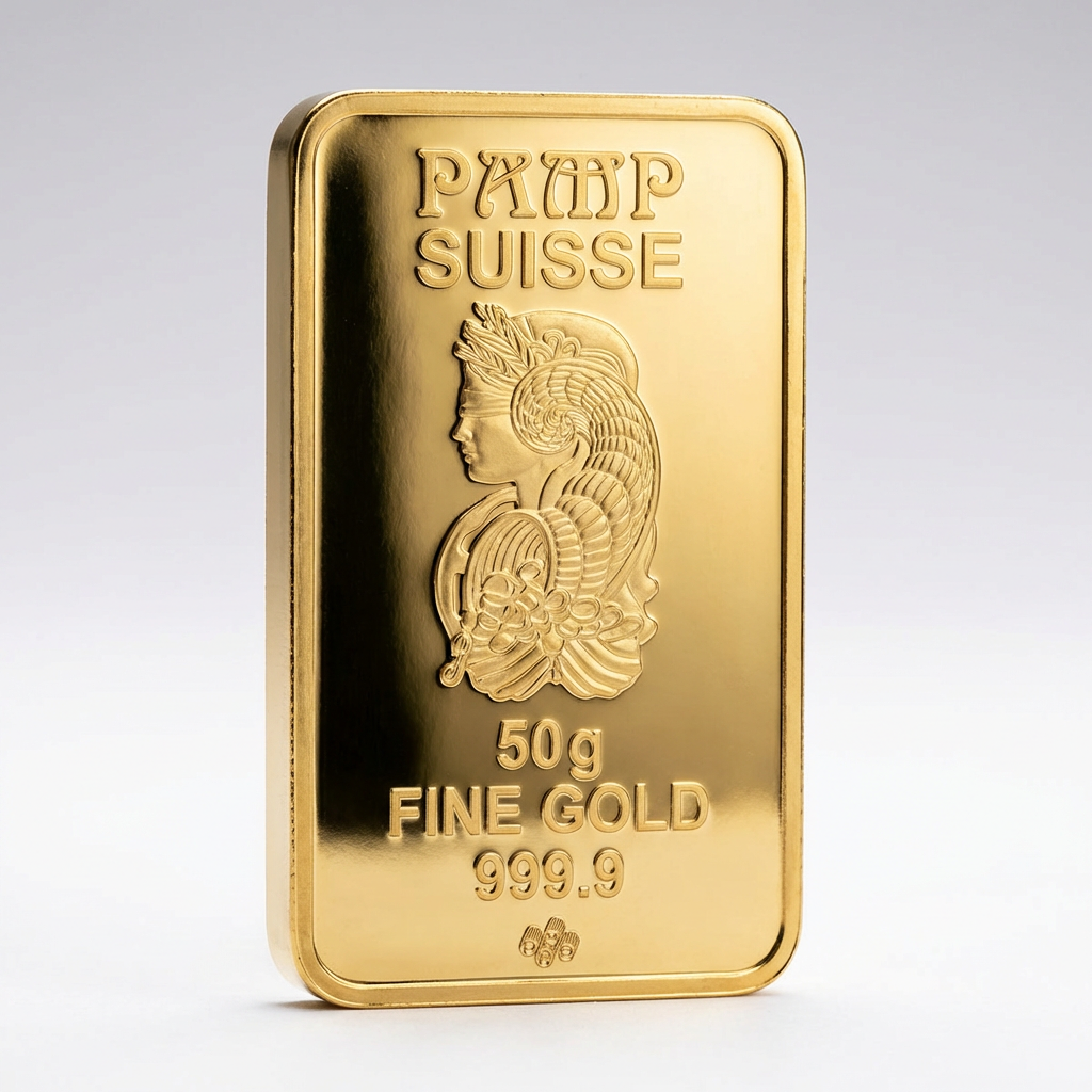 PAMP Suisse 50 Gram Fortuna Gold Bar