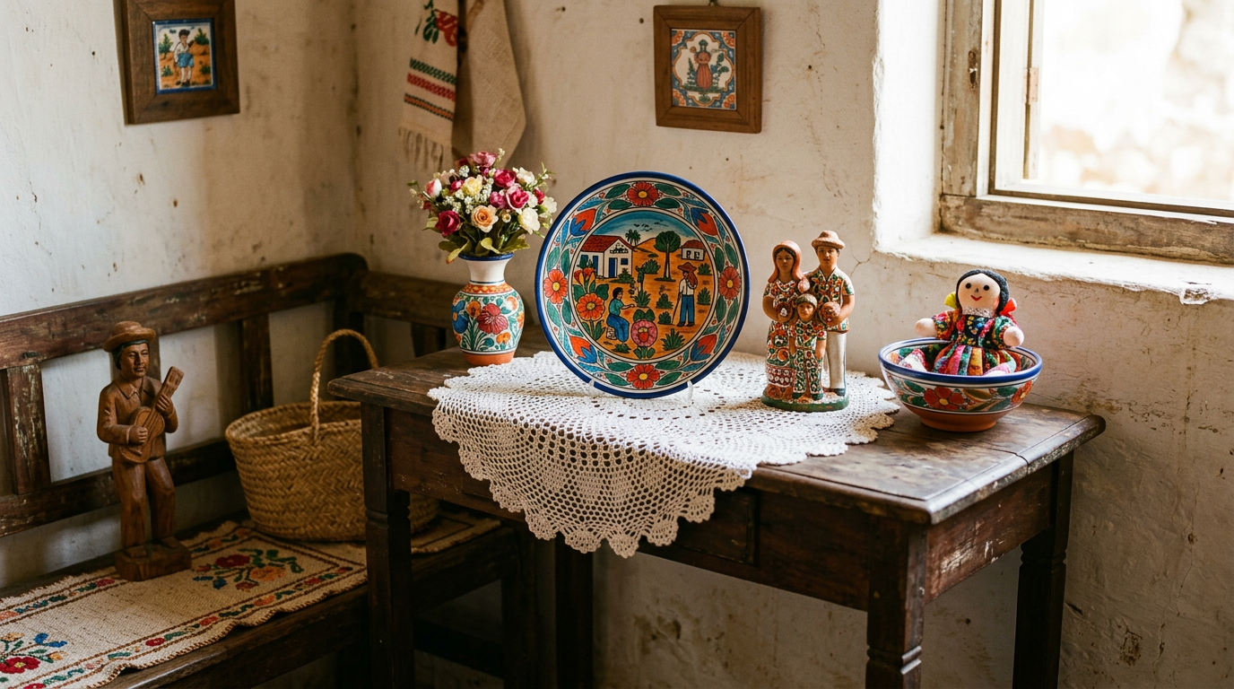 Artesanato pernambucano na decoração