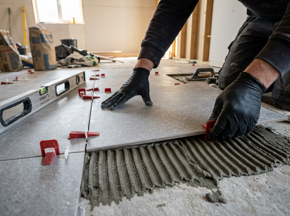Fliesen-, Platten- und Mosaikleger