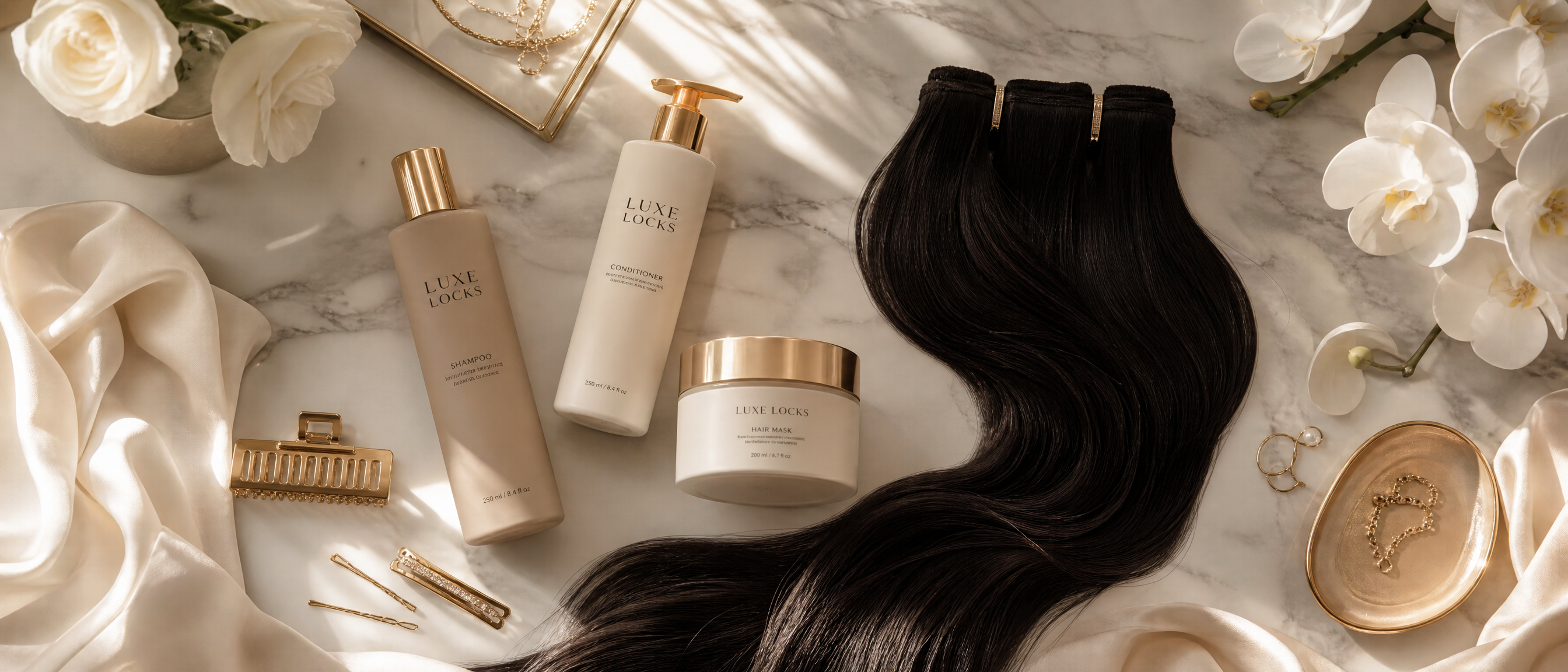 Luxora Hair luxury lifestyle - premium hair products and accessories