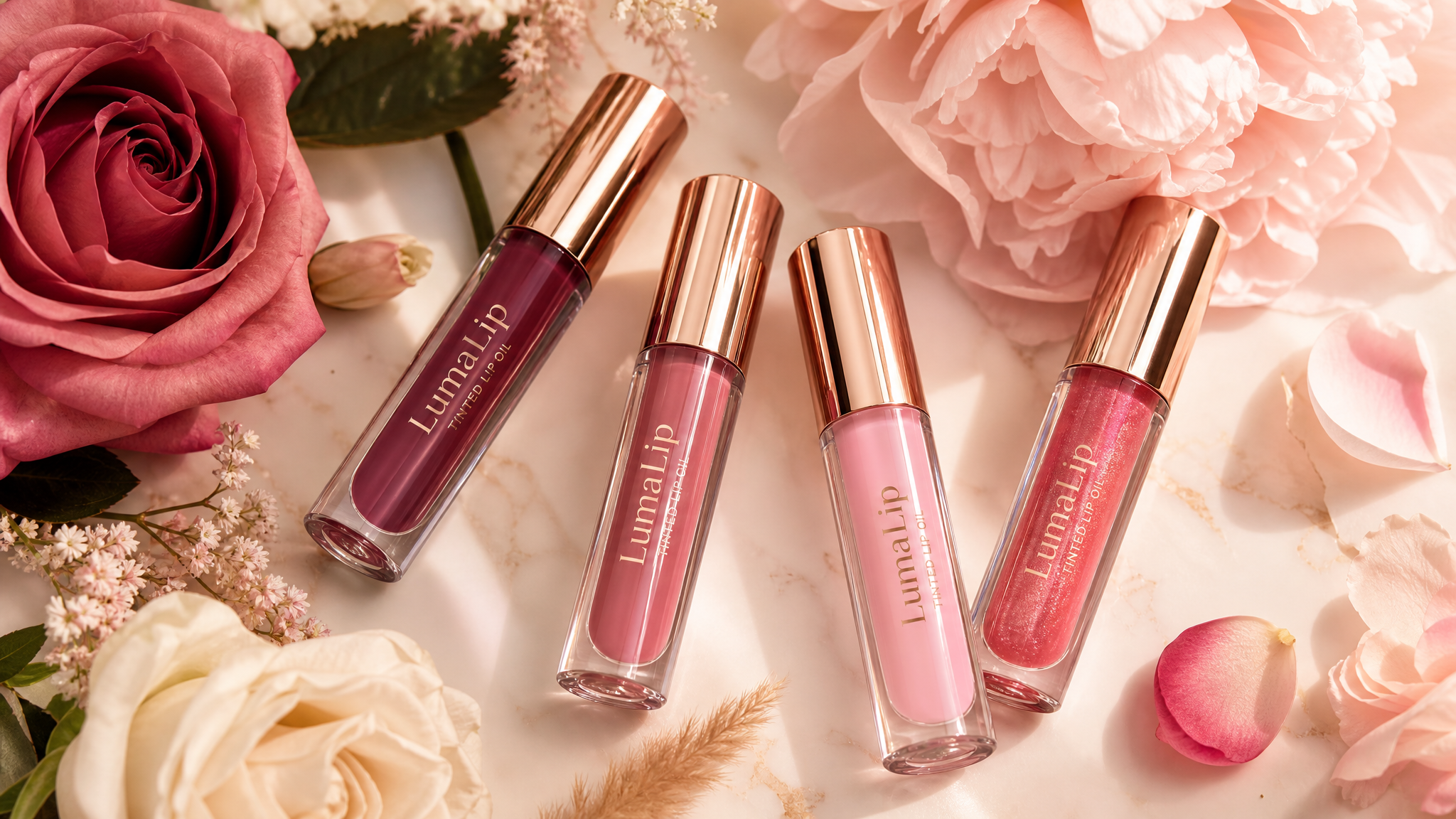The Everyday Lip Oil Set by LumaLip Beauty