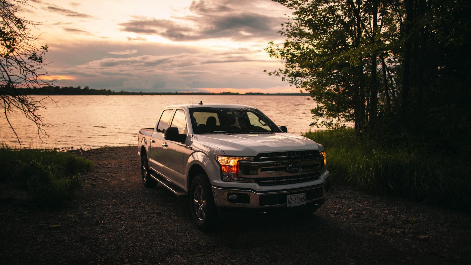 Ford F-150 at scenic overlook