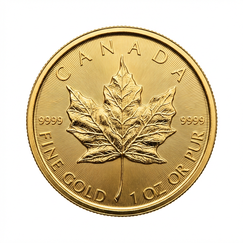 1 oz Canadian Gold Maple Leaf Bullion Coin