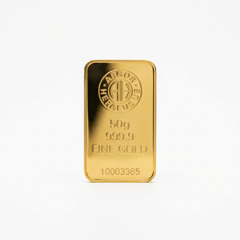 Argor-Heraeus 50 Gram Gold Bar