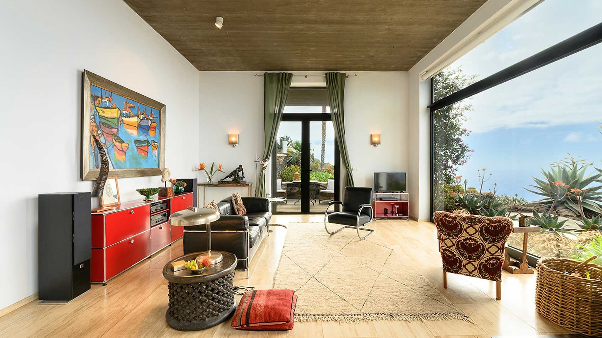 Pool deck and outdoor lounge area