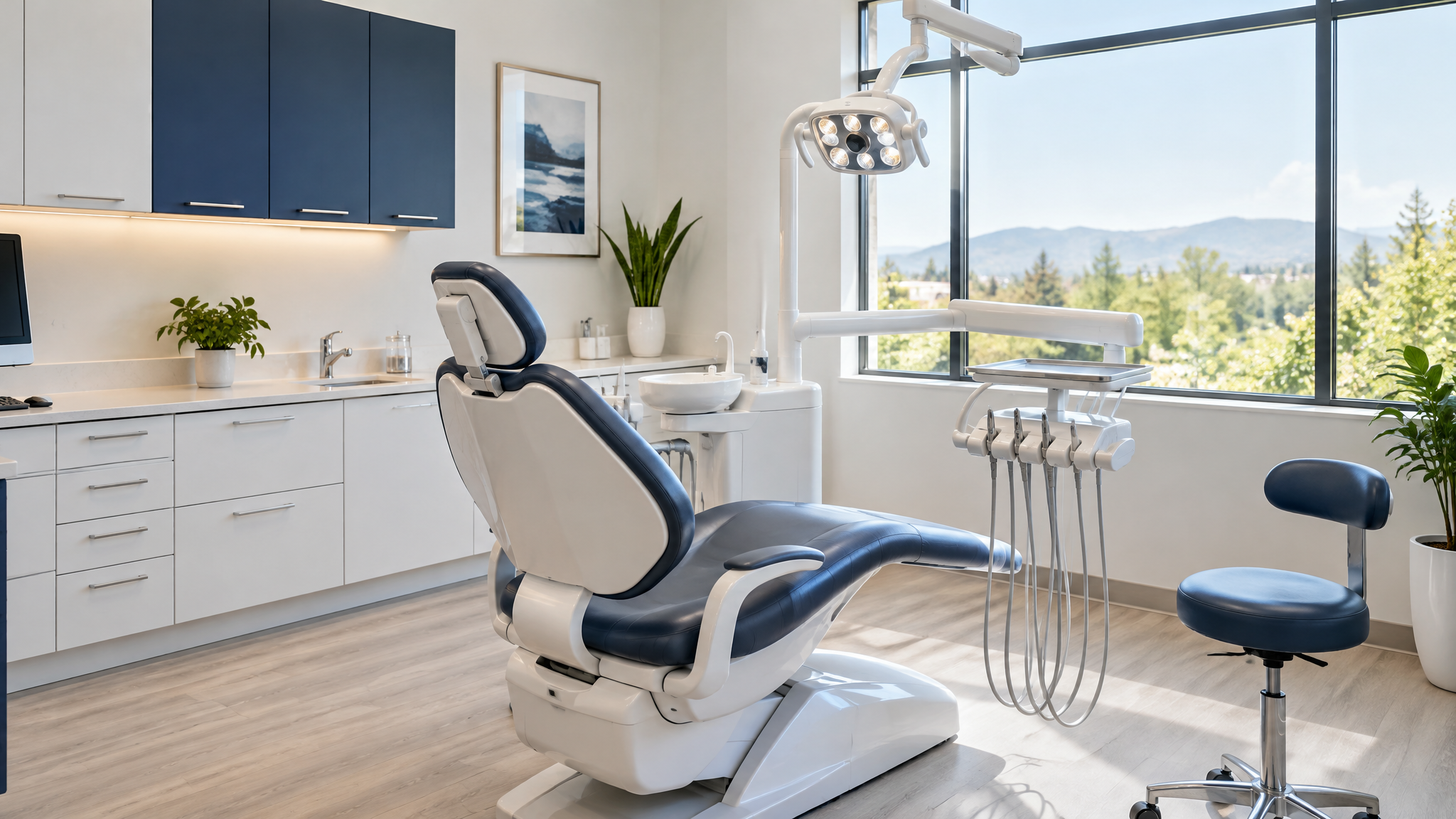 Comfortable emergency dental treatment room serving Arcola, IN