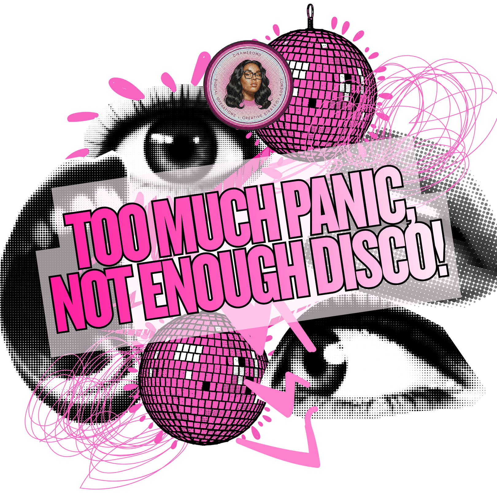 Too Much Panic Not Enough Disco podcast artwork