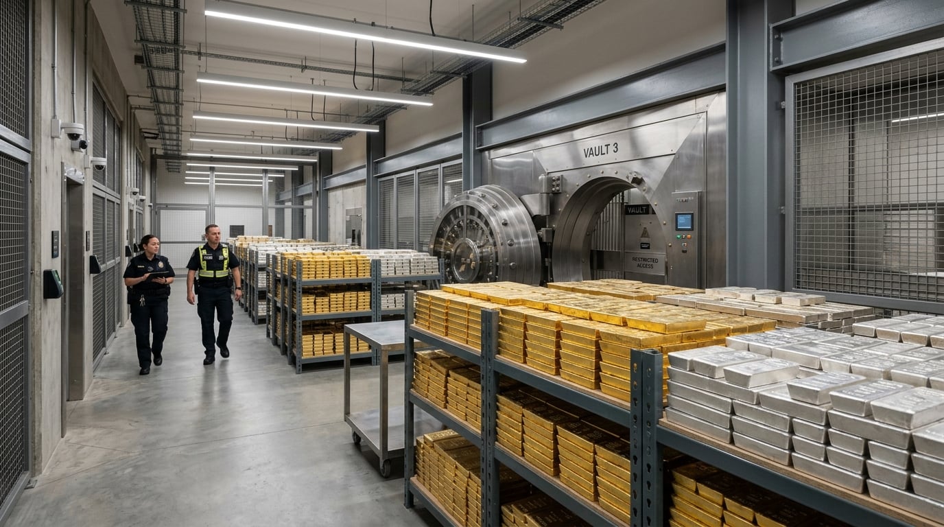 Inside a Singapore precious-metals vault