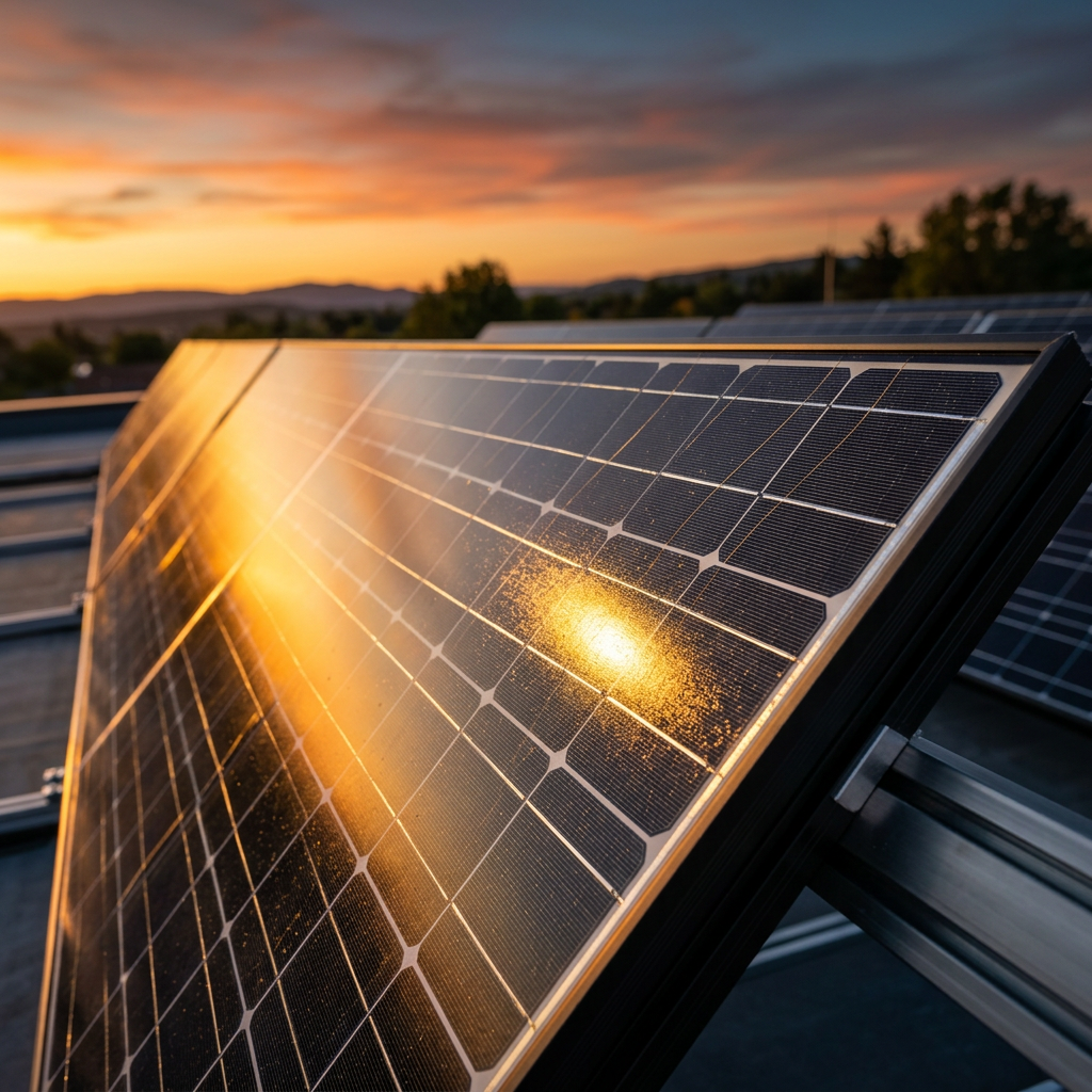 Modernste Solarpanel-Technologie