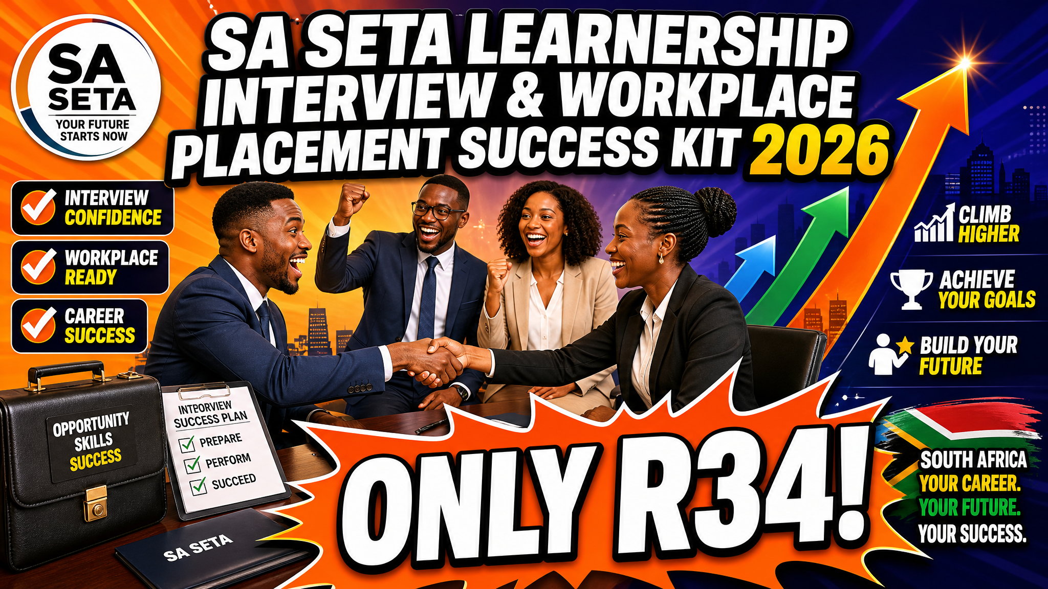 SA SETA Learnership Interview & Workplace Placement Success Kit 2026