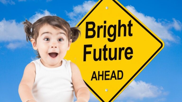 Students looking toward bright future