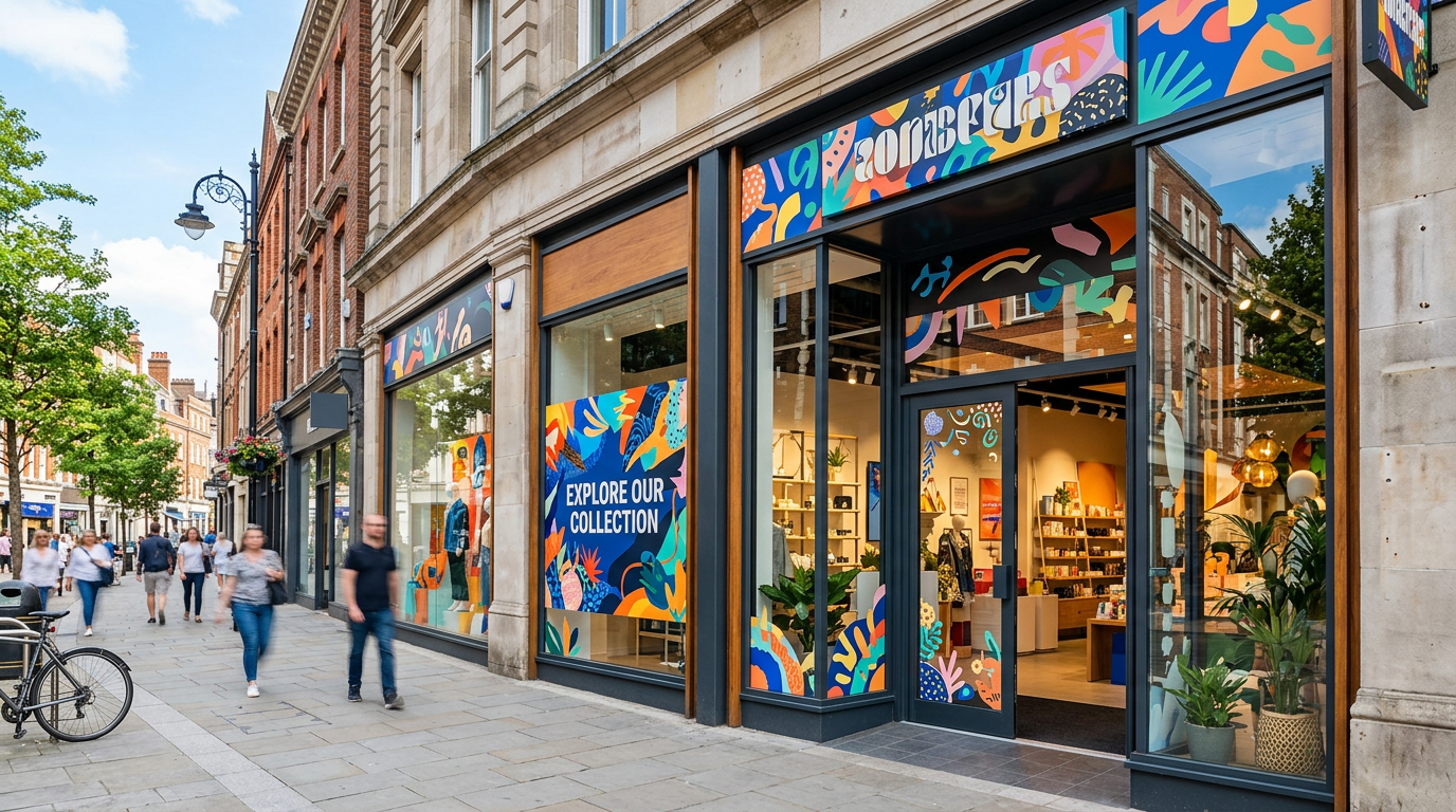 Large Format Printing for Retail: Boost Footfall with Impactful Signage UK