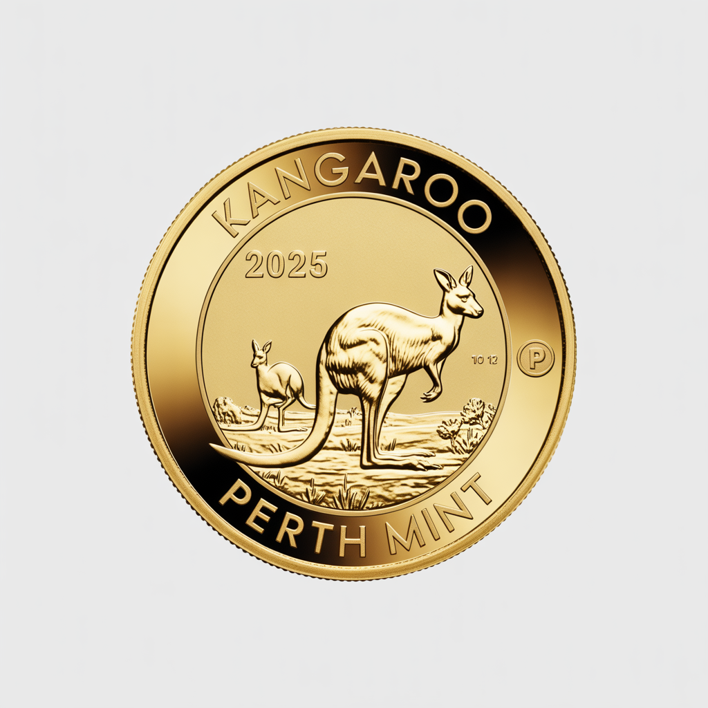 Perth Mint 1 oz Kangaroo 2025 Gold Coin