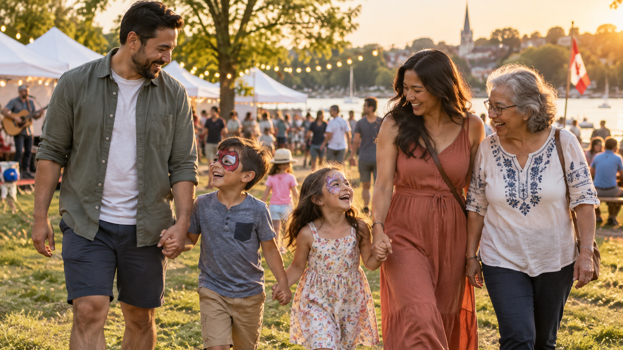 Families at TFKF community event